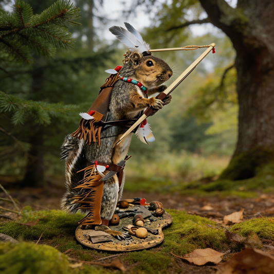 Cute Squirrel Archery Bow with Breastplate 🐿️🏹