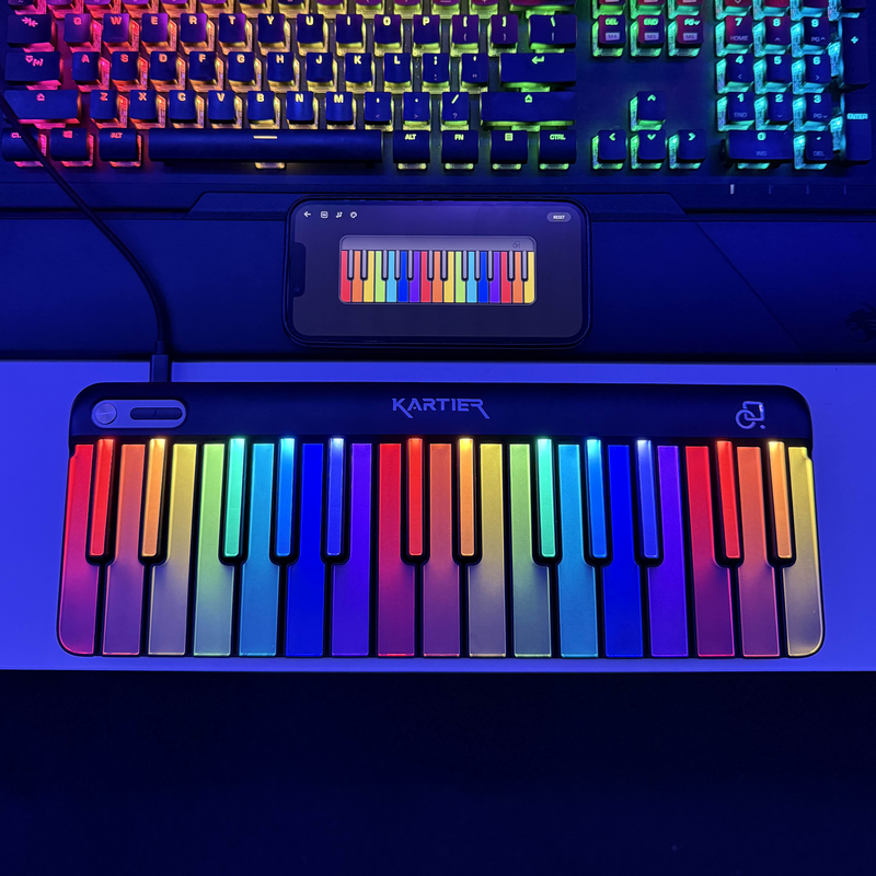 🎹 Portable LED MIDI Keyboard – 1,000+ Iconic Presets, 29 Lighted Keys & Lifetime Sound Updates