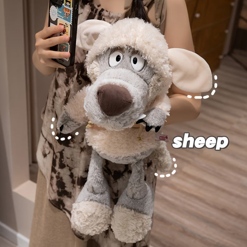 Adorable Plush Toys • Soft Stuffed Animals • Wolf Disguised As a Sheep • Perfect for Kids And Home Decor • Great Gifts for Birthdays And Holidays