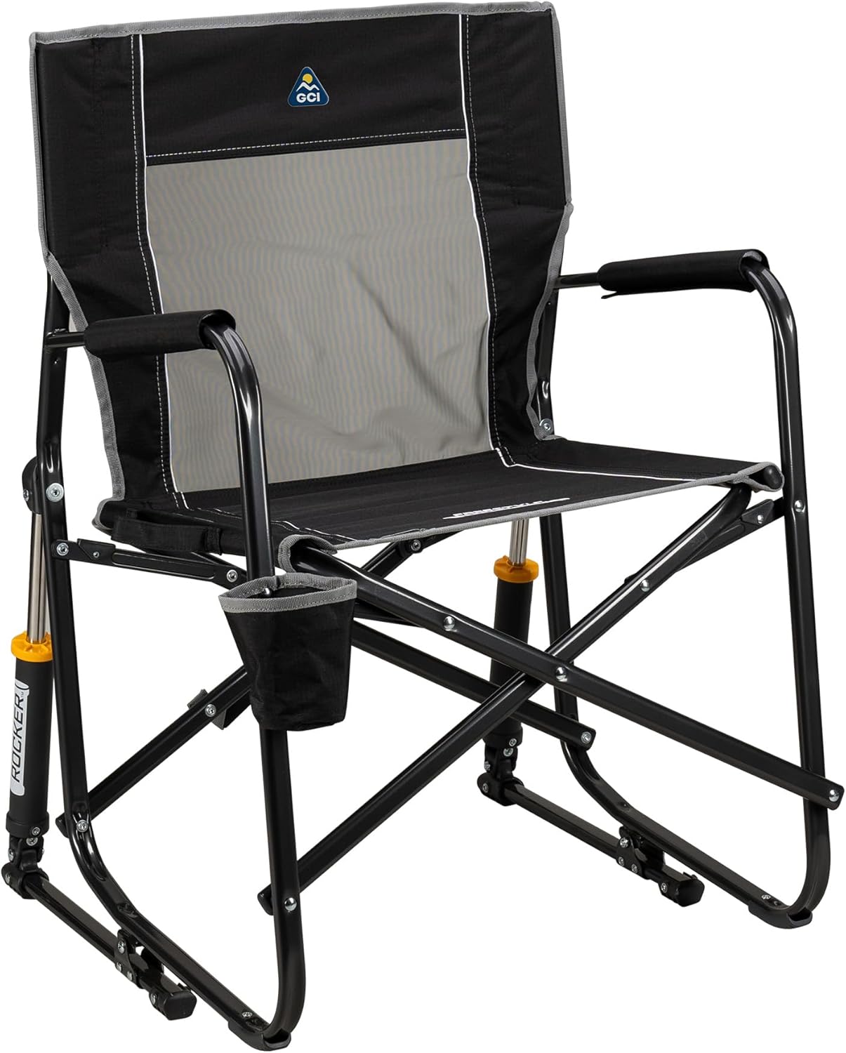 🏈🌅 Lightweight Folding Rocking Chair – Perfect for Camping, Tailgates & Backyards
