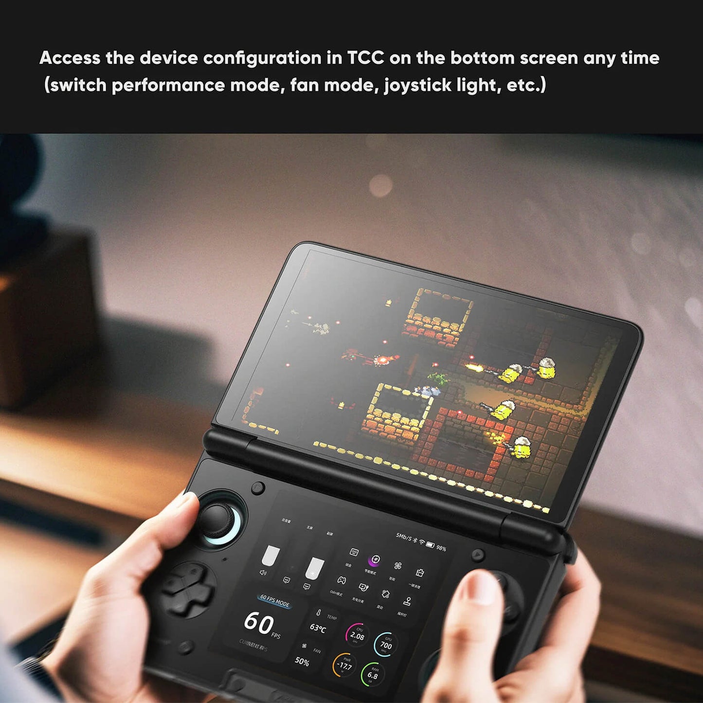 🎮 Dual-Screen Gaming Handheld | Two AMOLED Displays, One Ultimate Ride ⚡