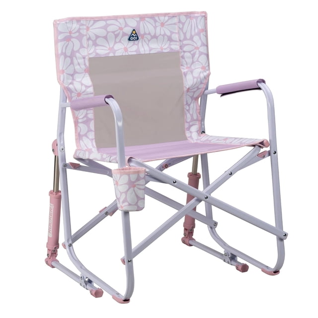 🏈🌅 Lightweight Folding Rocking Chair – Perfect for Camping, Tailgates & Backyards