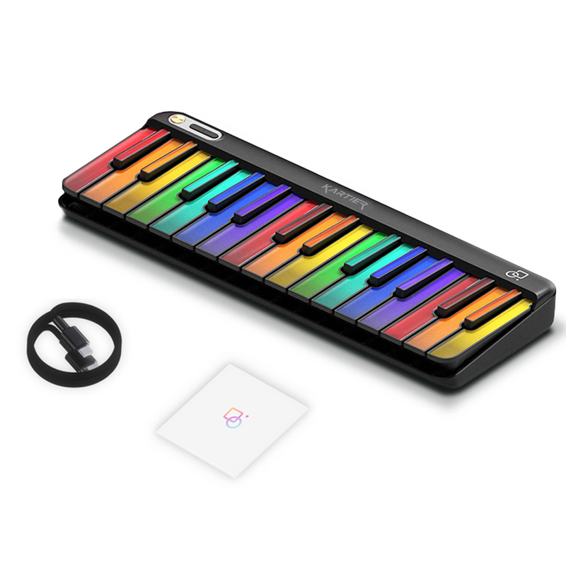 🎹 Portable LED MIDI Keyboard – 1,000+ Iconic Presets, 29 Lighted Keys & Lifetime Sound Updates